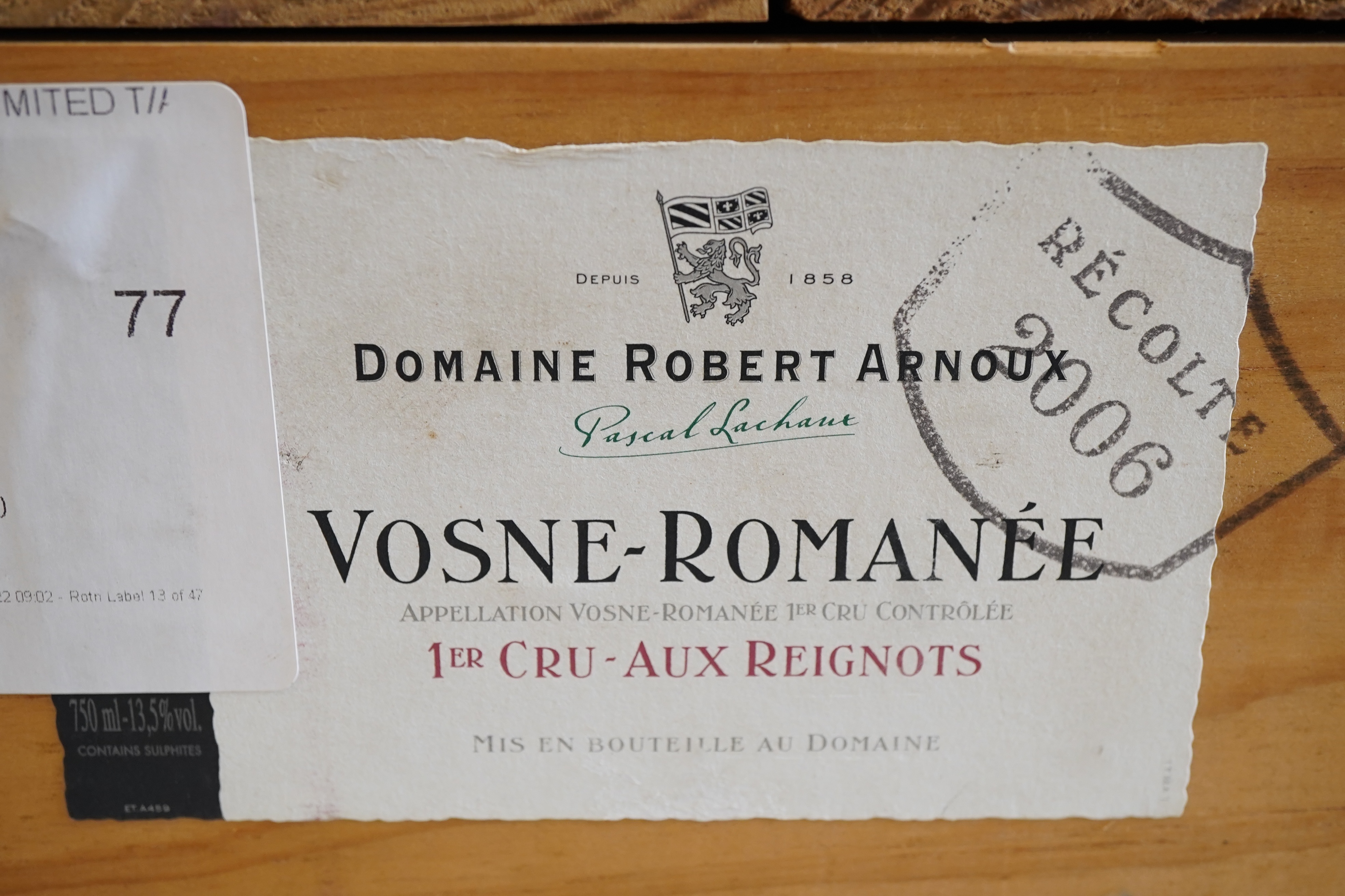 Domaine Arnoux-Lachaux Aux Reignots, 2006